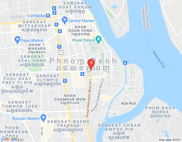 Mapa: Properties Dabest, BKK 3, Boeng Keng Kang, Phnom Penh