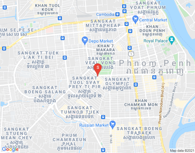Map of Toul Svay Prey 1, Boeng Keng Kang, Phnom Penh