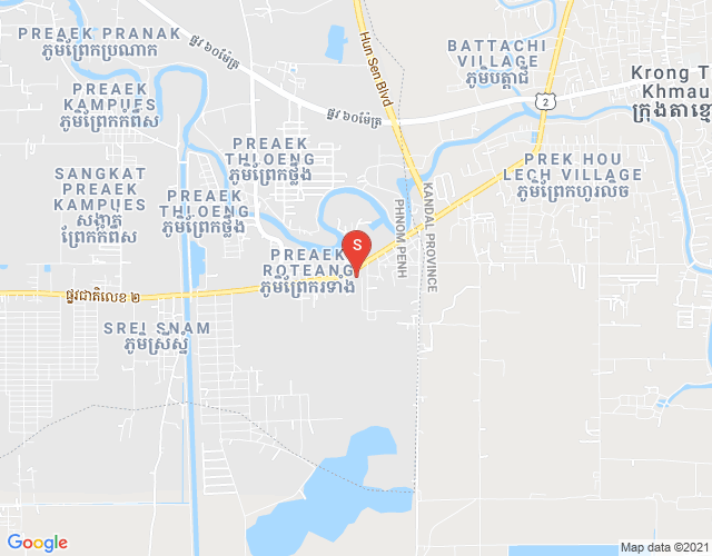 Carte de Preaek Kampues, Dangkao, Phnom Penh