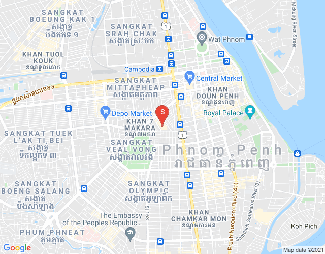Dabest Properties, ヴィアルヴォン, 7マカラ, プノンペンの地図