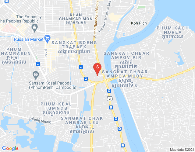 Carte de Boeung Trabek, Chamkarmon, Phnom Penh