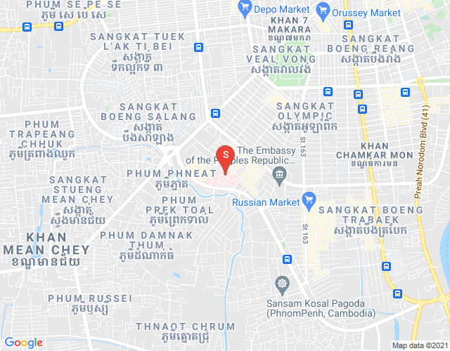 Dabest   Properties, Tumnob Tuek镇, 波哥堪, 金边地图