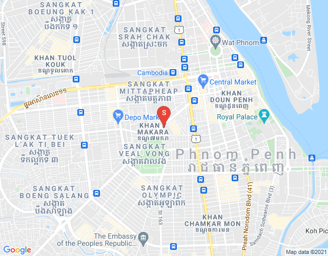 แผนที่ โอรือไซ 2, เจ็ดมกรา, พนมเปญ