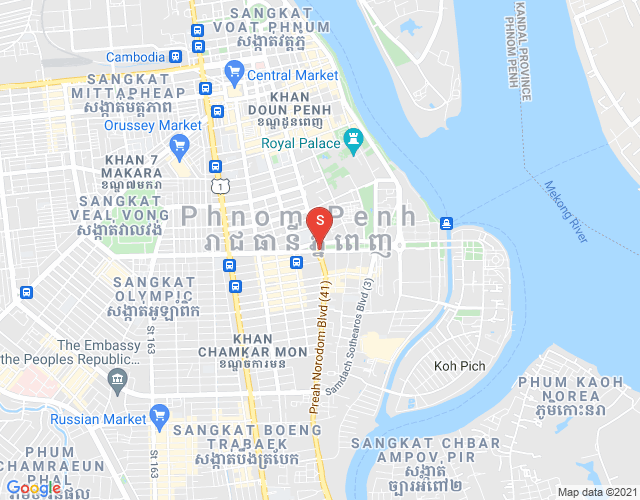 Map of Dabest  Properties, Chakto Mukh, Daun Penh, Phnom Penh