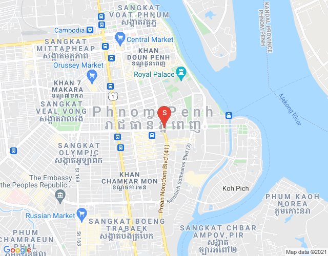 Map of Dabest  Properties, Chakto Mukh, Daun Penh, Phnom Penh