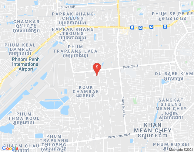 ផែនទី ចោមចៅ១, ពោធិ៍សែនជ័យ, ភ្នំពេញ