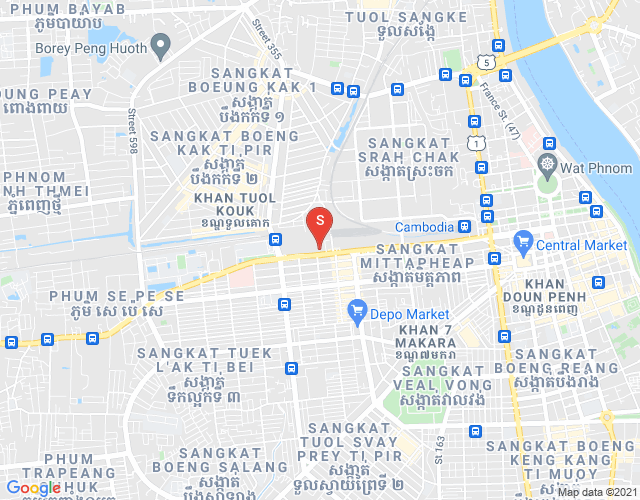 Russian Federation Blvd. 110, 沙立波1分区, 堆谷区, 金边地图