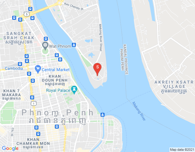 Map of Chroy Changvar, Phnom Penh