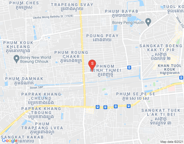 新金边, 森速区, 金边地图