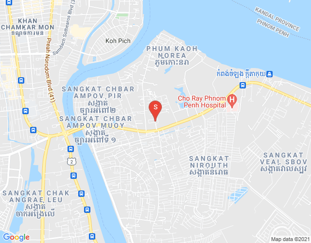 Mapa: Nirouth, Chbar Ampov, Phnom Penh
