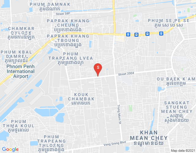 Map of Tuek Thla, Sen Sok, Phnom Penh