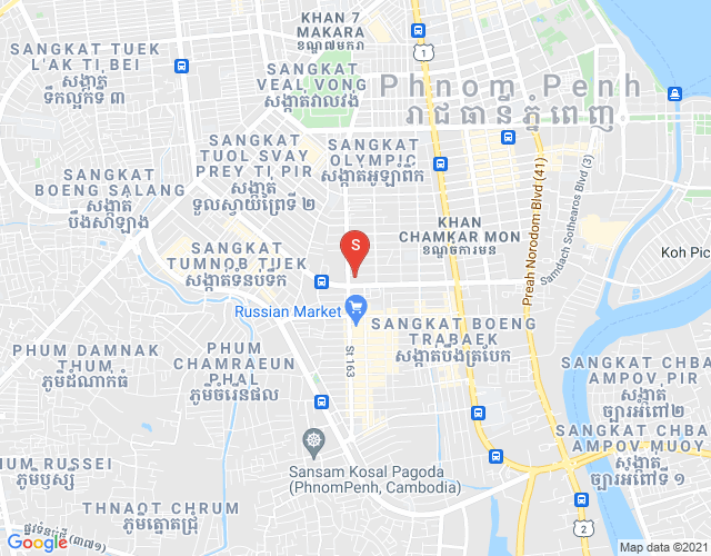 万景岗3分区（BKK3), 波哥堪, 金边地图