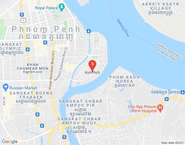 百色河分区, 占卡蒙, 金边地图
