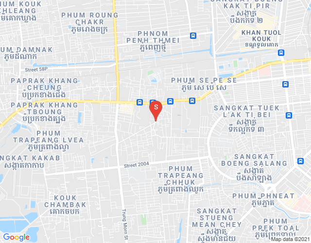 Map of Tuek Thla, Sen Sok, Phnom Penh