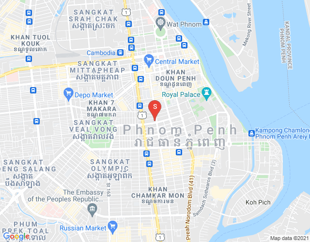 Mapa: Chey Chumneah, Daun Penh, Phnom Penh