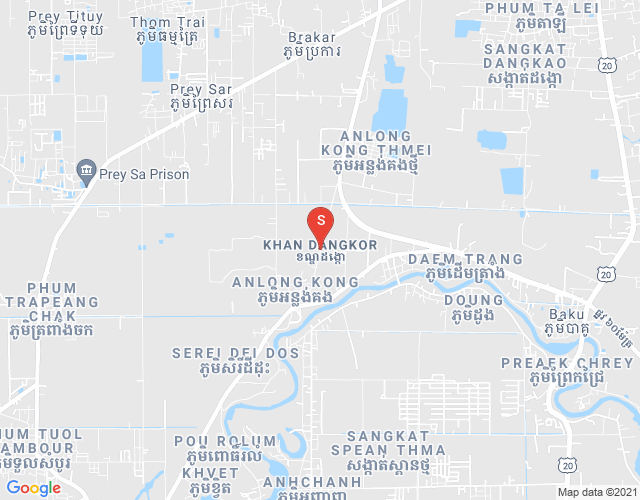 Mapa: Dangkao, Phnom Penh