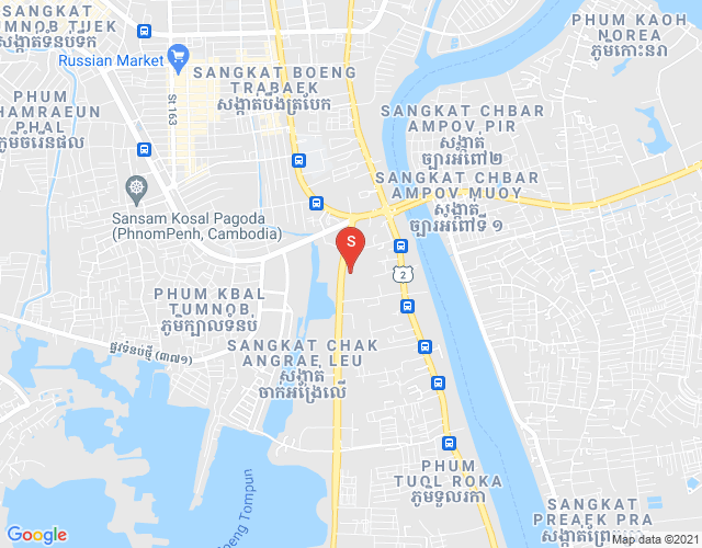 Sen Blvd Hun, 长夏上社分区, 棉芷区, 金边地图