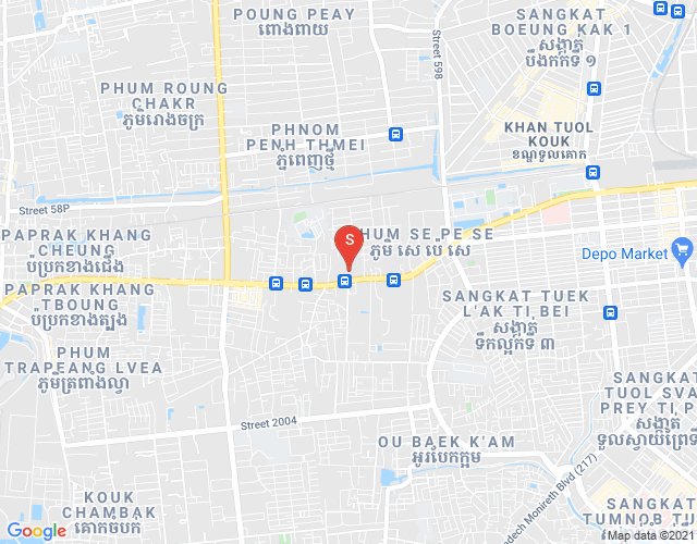 Map of 110 Russian Federation Blvd, Tuek Thla, Sen Sok, Phnom Penh
