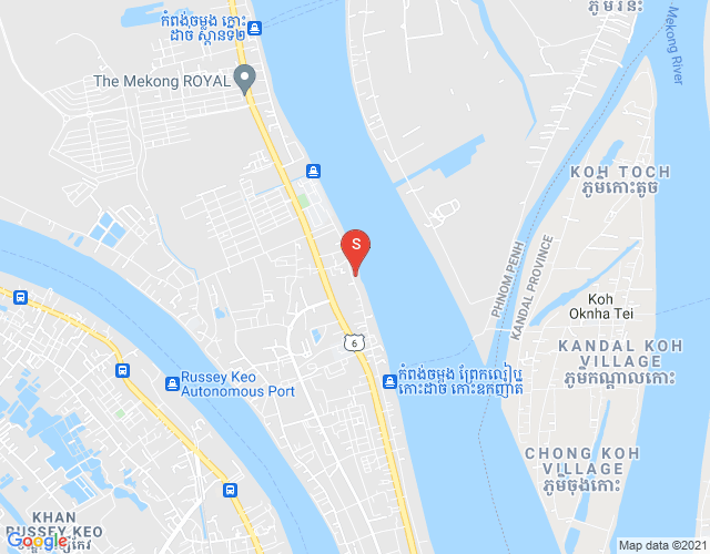 プレックリエプ, チュロイ・チャンバー, プノンペンの地図