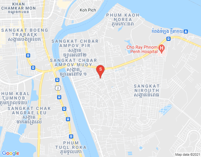 Nirouth分区, 铁桥头区, 金边地图