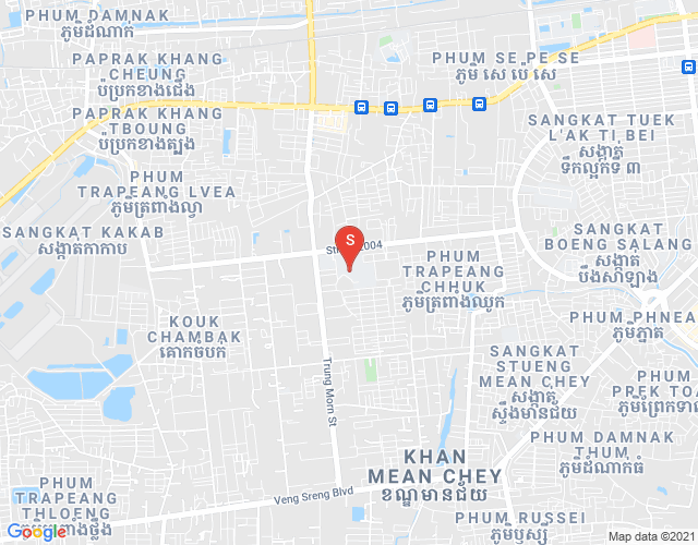 Map of Ou Baek K'am, Sen Sok, Phnom Penh