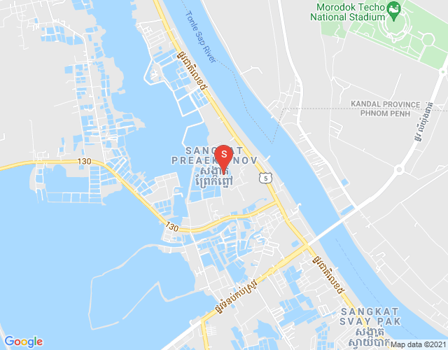Mapa: Preaek Pnov, Prek Pnov, Phnom Penh