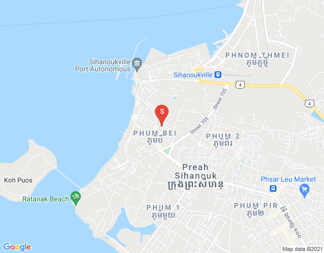 Mapa: Hill Victory, Sangkat Bei, Sihanoukville