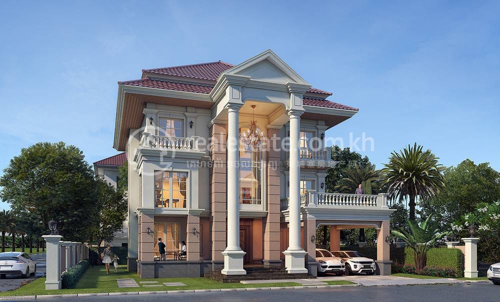วิลล่า สำหรับขาย ใน Chroy Changvar, Phnom Penh