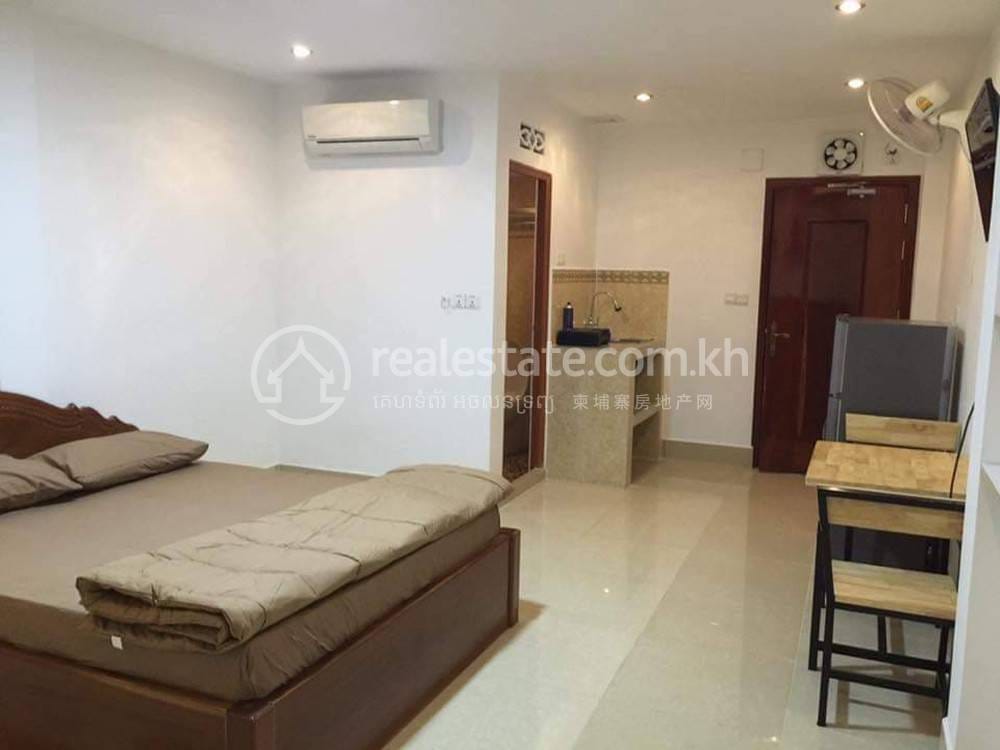 单间公寓出租，位于万景岗2分区（BKK2), 波哥堪, 金边