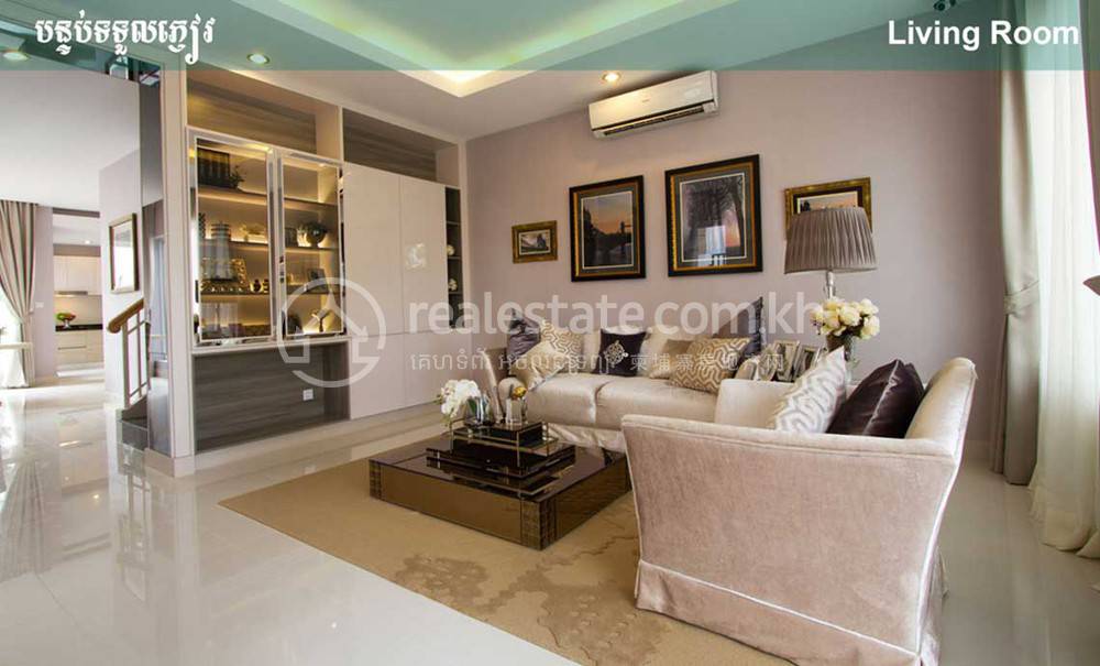 Borey Peng Huoth: The Star Mera Garden | 162-1,039 sqm Living Size Dvojvila Na prodej in Dangkao