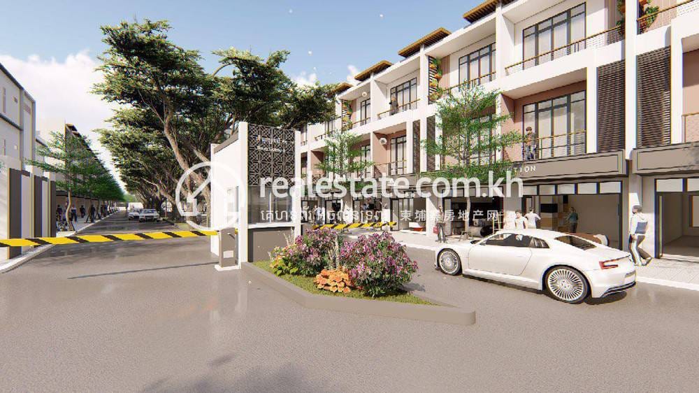 Borey Galaxy 11 | 187 sqm Living Size Shophouse Na prodej in Dangkao