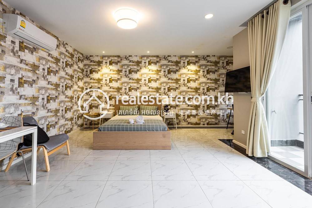 Apartmán se službami K pronájmu in Boeng Keng Kang $800