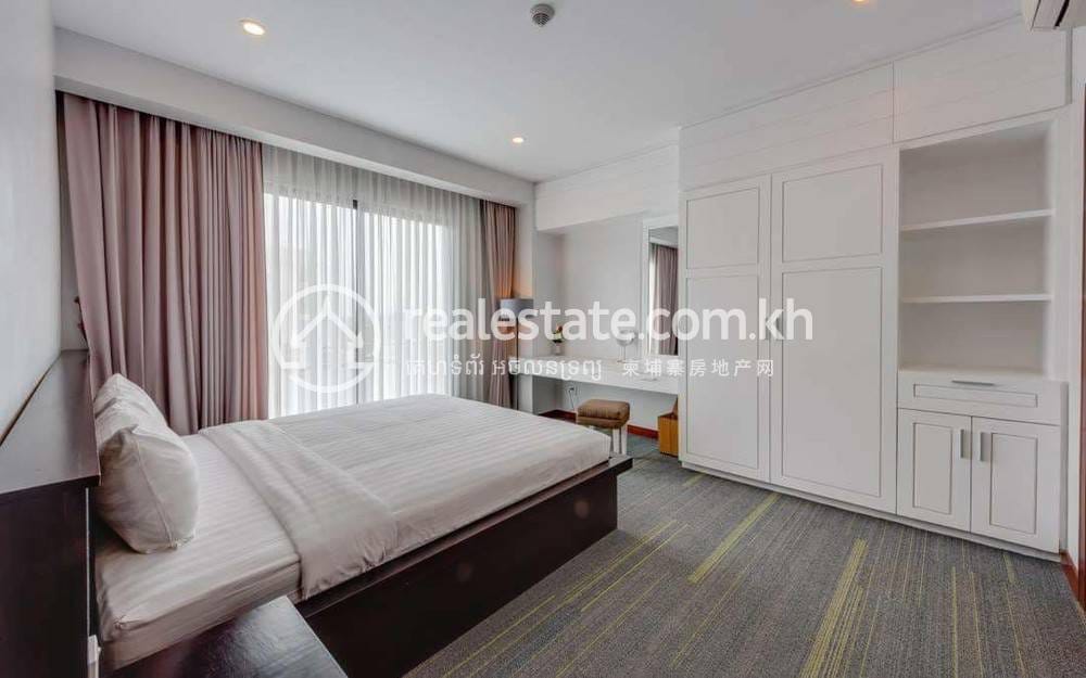 เซอร์วิสอพาร์ทเม้นท์ สำหรับเช่า พื้นที่ใช้สอย 128 ตร.ม. ใน Boeng Keng Kang