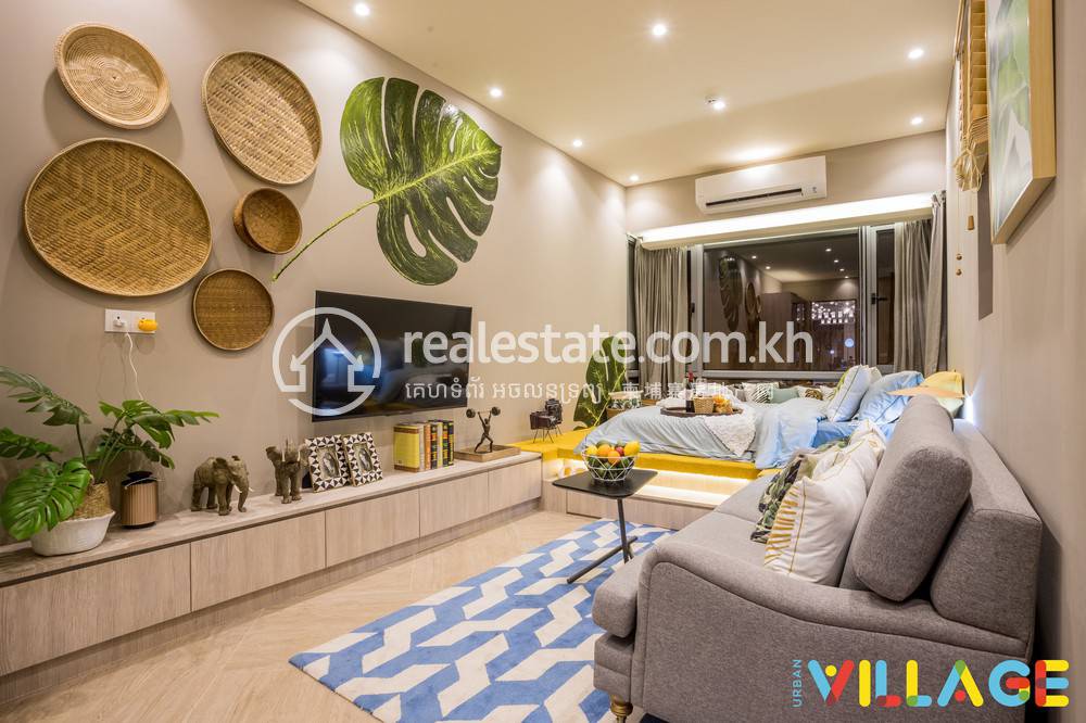 Urban Village Phase 2 | Chak Angrae Leu Studio À vendre à Chak Angrae Leu