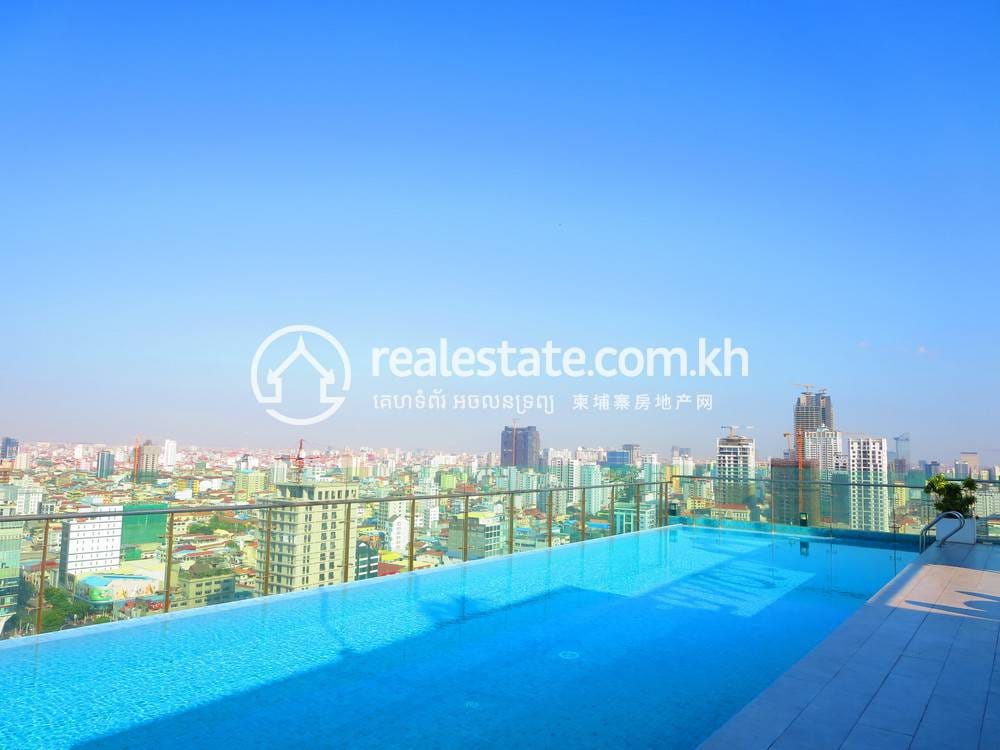 J Tower Condo | Boeng Keng Kang公寓出租，价格$750