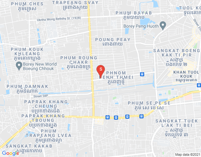 Mapa: Sen Sok Town