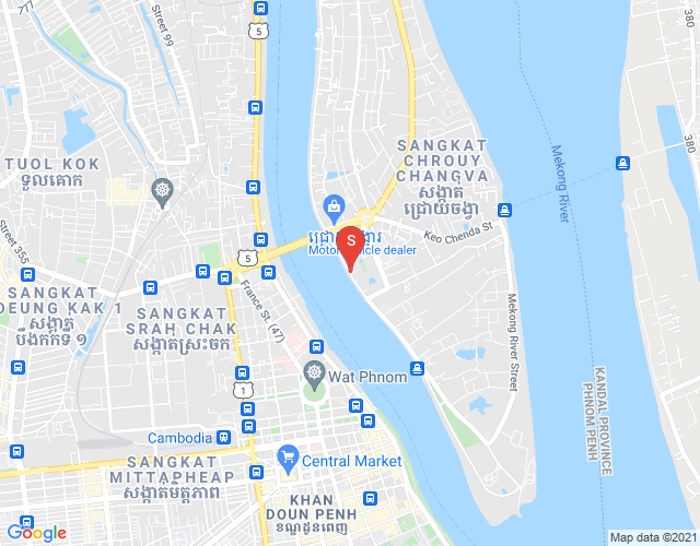 Map of Chroy Changvar, Phnom Penh
