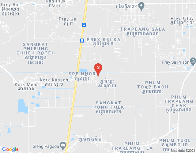 Map of Dangkao, Phnom Penh