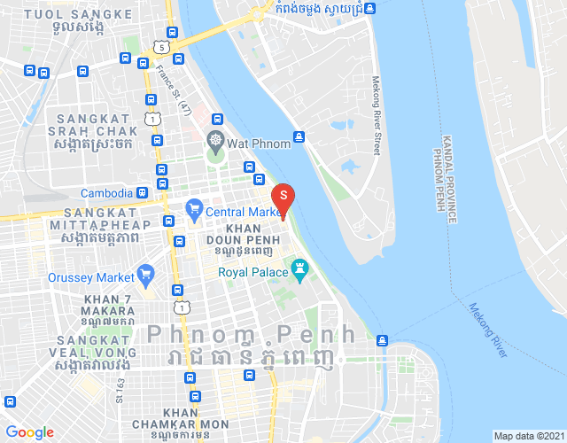 Map of Phsar Kandal I, Daun Penh, Phnom Penh