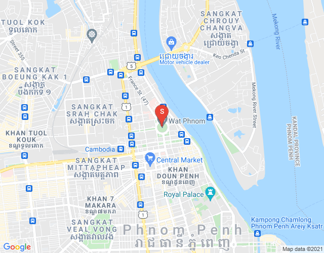 Map of PROPERTIES DABEST, BKK 1, Boeng Keng Kang, Phnom Penh