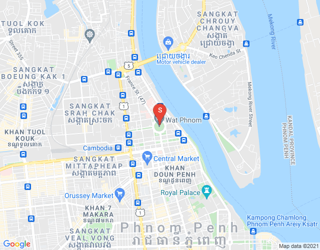 แผนที่ PROPERTIES DABEST, จักตอมุข, ดวนป็ญ, พนมเปญ