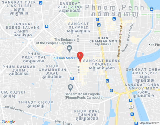 Карта Тул Том Пунг 1, Чамкармон, Пномпень