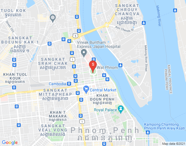 Mapa: Properties   Dabest, Toul Tum Poung 1, Chamkarmon, Phnom Penh