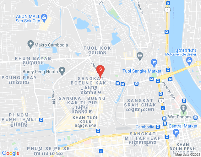 Map of Russey Keo, Phnom Penh
