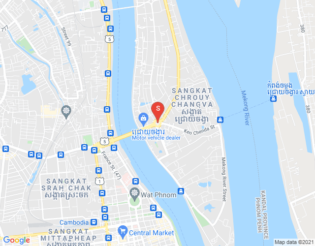 普莱克·里布, 水净华区, 金边地图