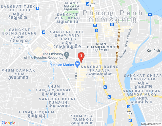 Mapa: PROPERTIES DABEST, Toul Tum Poung 1, Chamkarmon, Phnom Penh