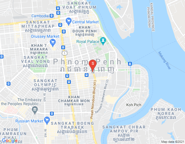 Mapa: DaBest Properties, BKK 2, Boeng Keng Kang, Phnom Penh