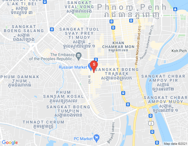 朱德奔1分区, 占卡蒙, 金边地图