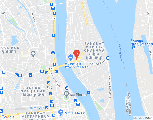 Mapa: Properties  DaBest, Chroy Changvar, Phnom Penh