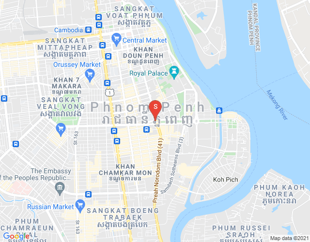 Properties  DaBest, 万景岗2分区（BKK2), 波哥堪, 金边地图